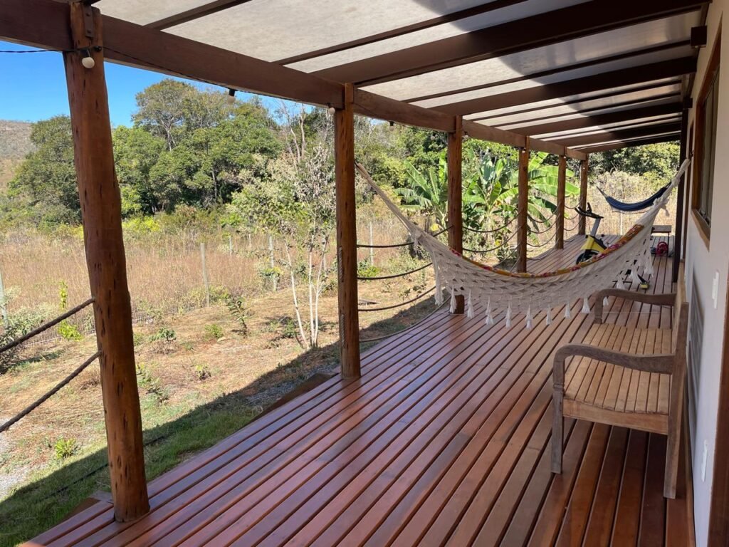 Varanda com vista também para a Área de Preservação Permanente de 800 m²